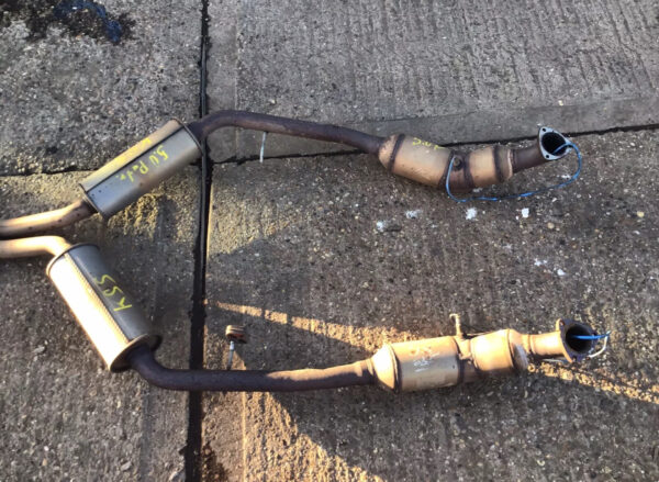 2012 RANGE ROVER VOGUE L322 5.0 PETROL SUPERCHARGED COMPLETE EXHAUST SYSTEM - Image 2