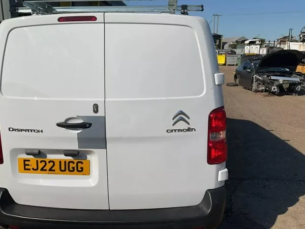 PEUGEOT EXPERT / DISPATCH / VIVARO DRIVER SIDE REAR DOOR IN WHITE 2016 – 2023