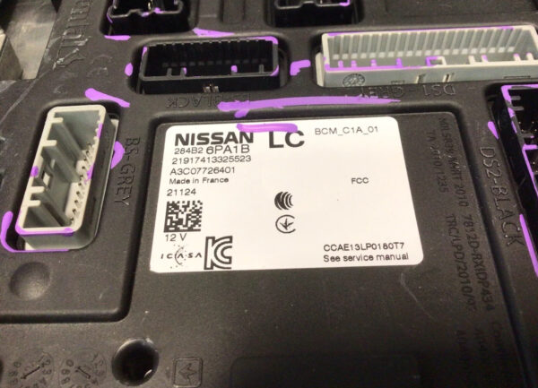 2021 NISSAN JUKE F16 1.0 PETROL AUTOMATIC ENGINE ECU KIT 237106PB10 - Image 5