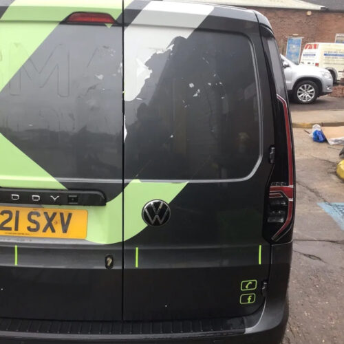 VW VOLKSWAGEN CADDY DRIVER SIDE RIGHT REAR DOOR MK5 GREY 2021-On