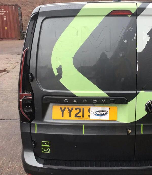 VW VOLKSWAGEN CADDY PASSENGER LEFT SIDE REAR DOOR MK5 GREY 2021-On