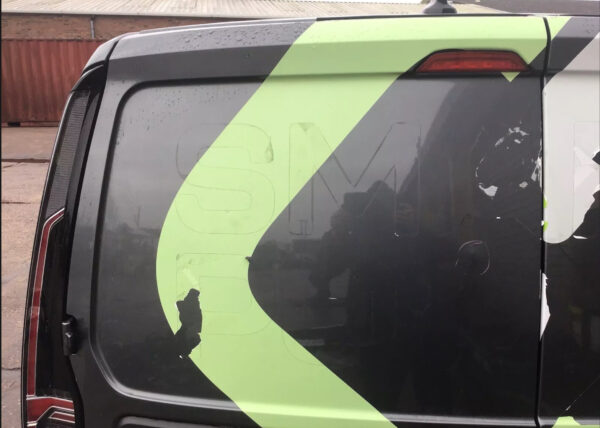VW VOLKSWAGEN CADDY PASSENGER LEFT SIDE REAR DOOR MK5 GREY 2021-On - Image 2
