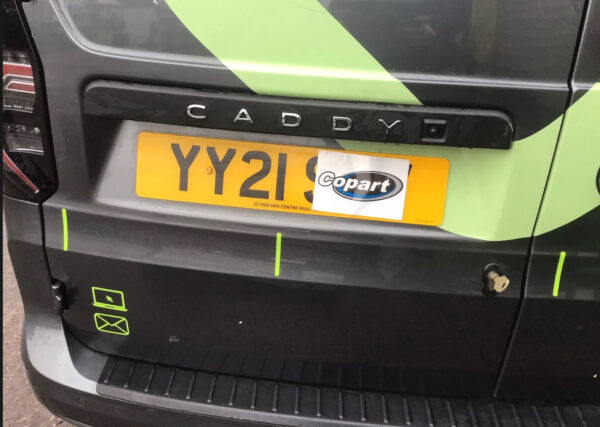 VW VOLKSWAGEN CADDY PASSENGER LEFT SIDE REAR DOOR MK5 GREY 2021-On - Image 3