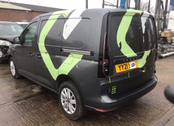 VW VOLKSWAGEN CADDY PASSENGER LEFT SIDE REAR DOOR MK5 GREY 2021-On - Image 6