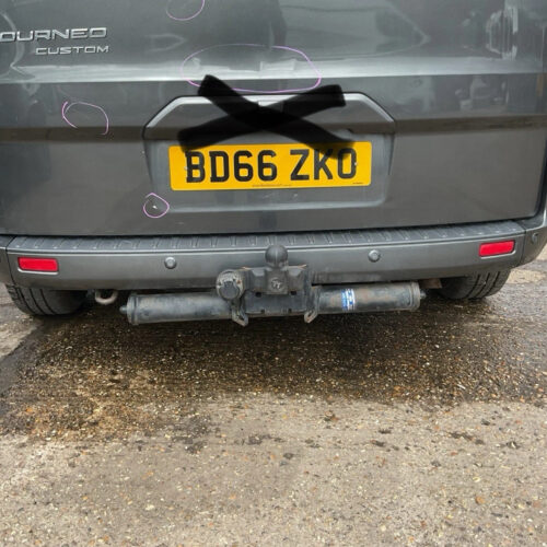 2016 Ford Transit Custom Tourneo Rear Bumper Grey With Parking Sensors