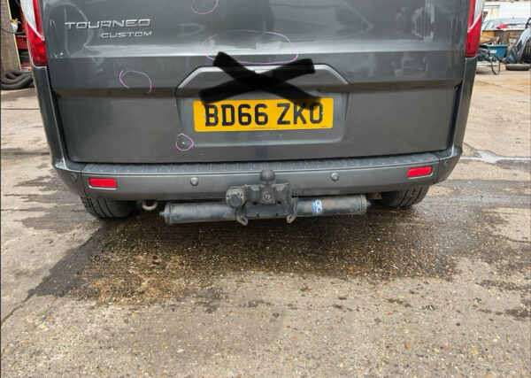 2016 Ford Transit Custom Tourneo Rear Bumper Grey With Parking Sensors