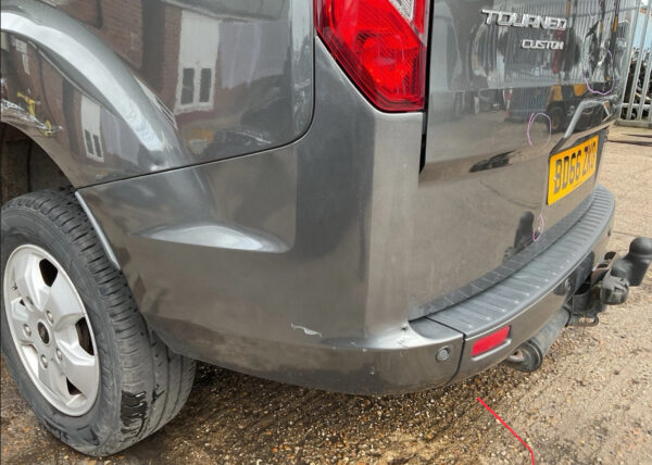 2016 Ford Transit Custom Tourneo Rear Bumper Grey With Parking Sensors - Image 2