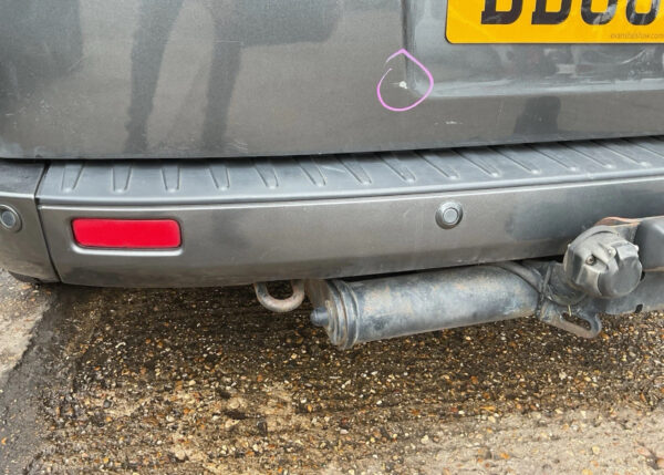 2016 Ford Transit Custom Tourneo Rear Bumper Grey With Parking Sensors - Image 4
