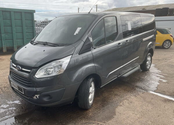 2016 FORD TRANSIT CUSTOM MK8 TOURNEO SLIDING DOOR WITH GLASS PASSENGER SIDE GREY - Image 7