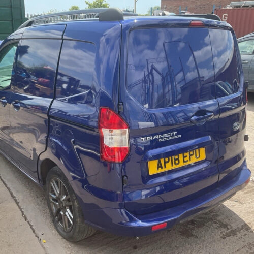 FORD TRANSIT COURIER PASSENGER SIDE FRONT DOOR AND SLIDING DOOR