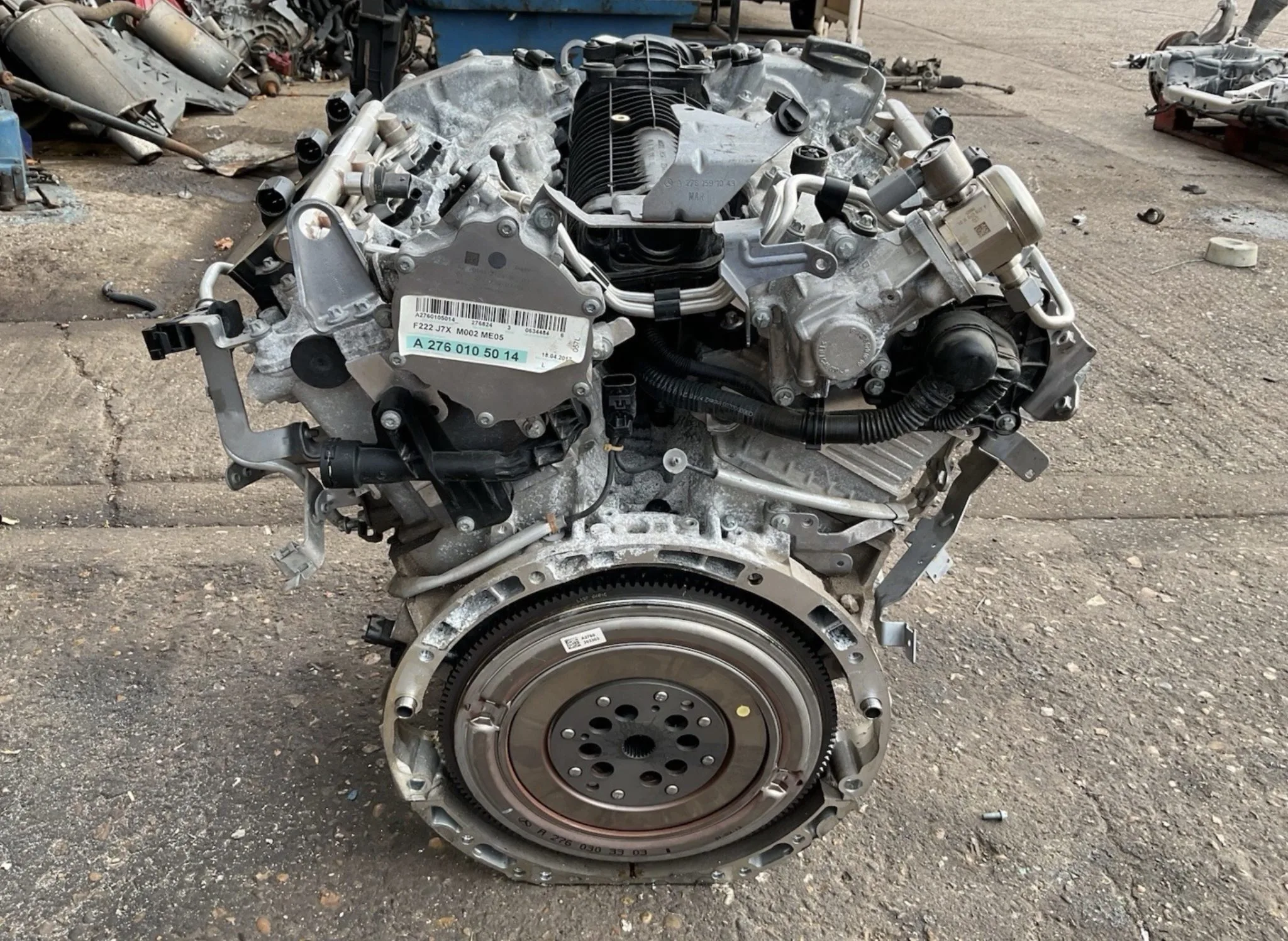 MERCEDES S-CLASS S500E L W222 2013-2020 3.0 БЕНЗИНОВЫЙ V6 ДВИГАТЕЛЬ M276.824 — изображение 5