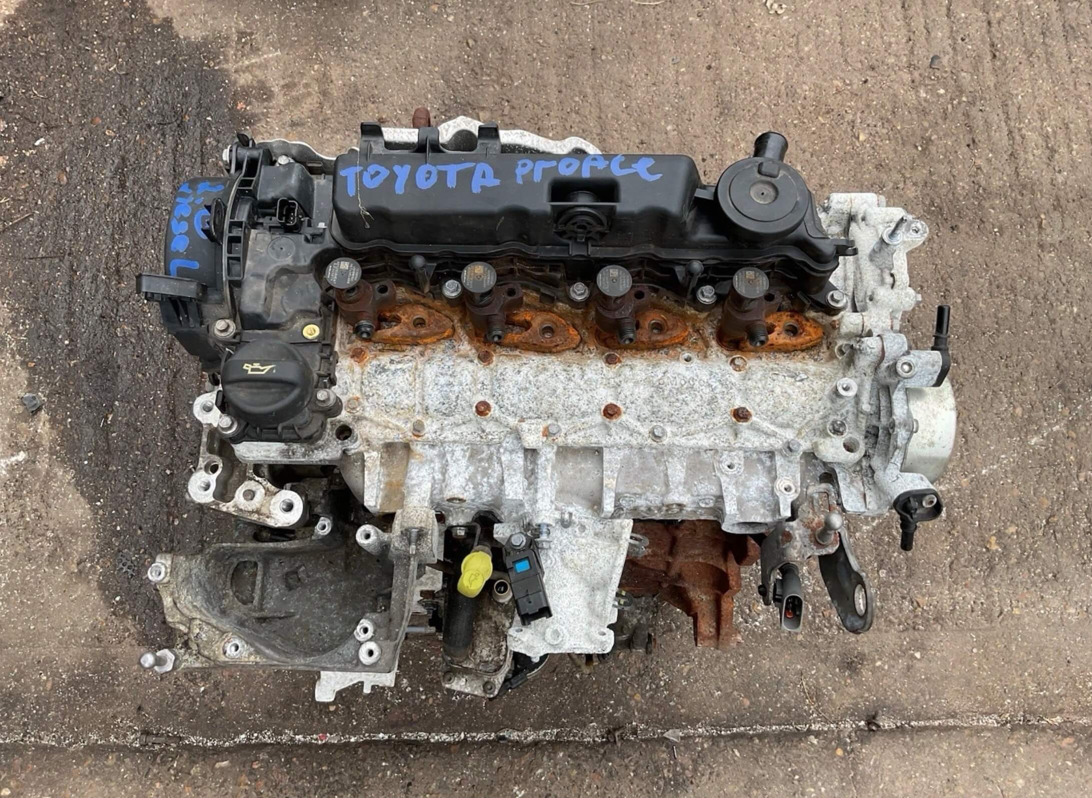 2019 TOYOTA PROACE 2.0 HDI ENGINE 4WZ-FTV AHJ DW10FE CODE EURO 6 + WARRANTY