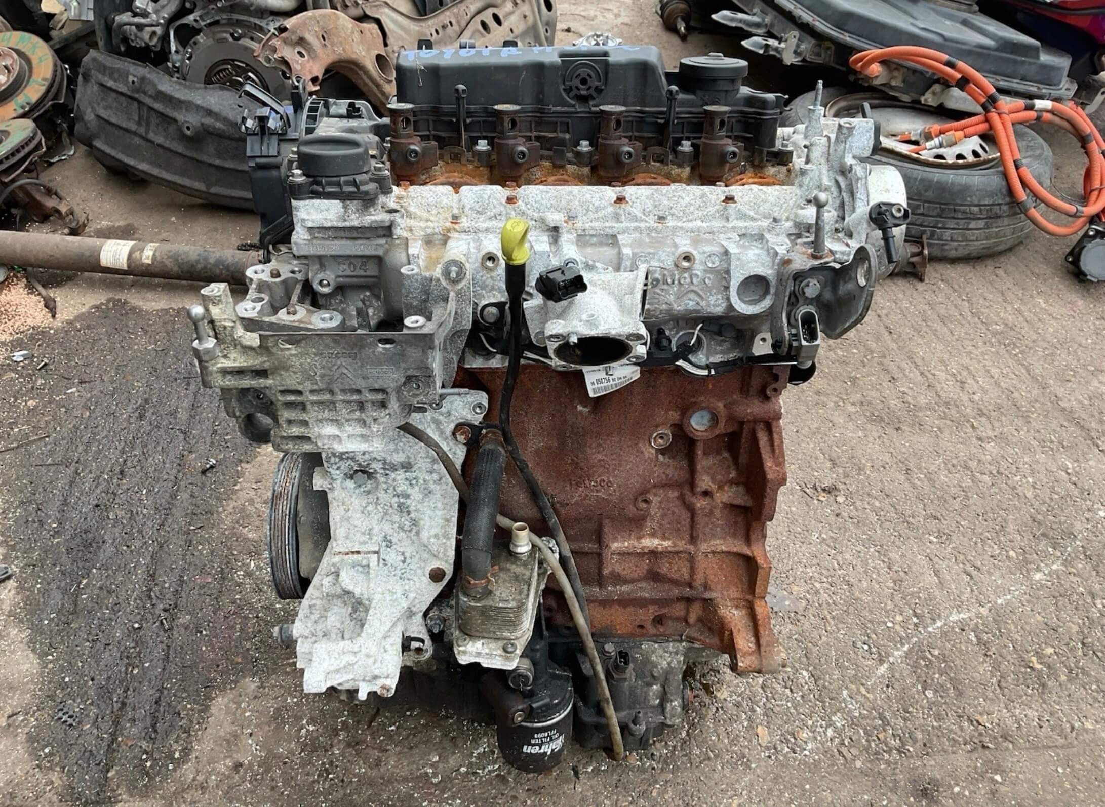 2019 TOYOTA PROACE 2.0 HDI ENGINE 4WZ-FTV AHJ DW10FE CODE EURO 6 + WARRANTY - Image 2