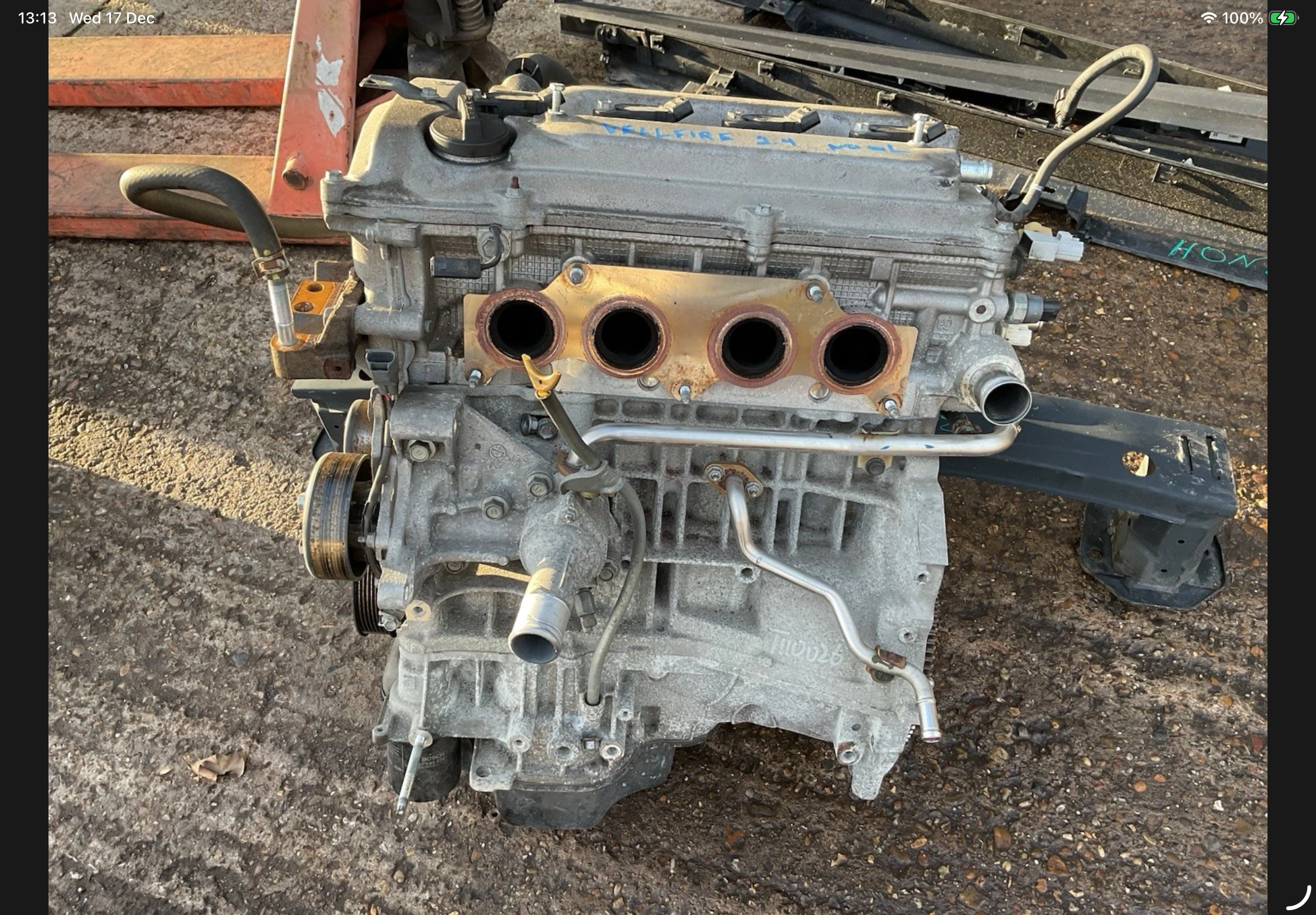 Toyota Alphard Vellfire 2.4 Petrol 2AZFE Engine 2008-2014 - Image 4