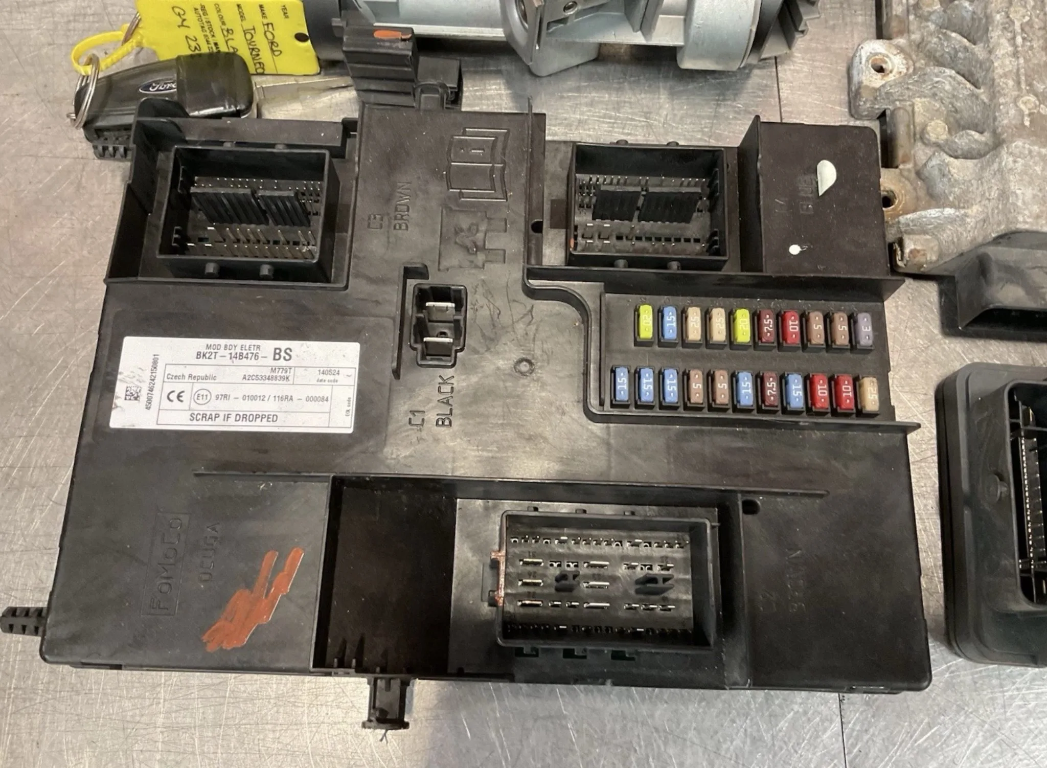FORD TRANSIT CUSTOM MK8 12-18 CYFF 2.2 D ENGINE ECU KIT BK21-12A650-AC - Image 4