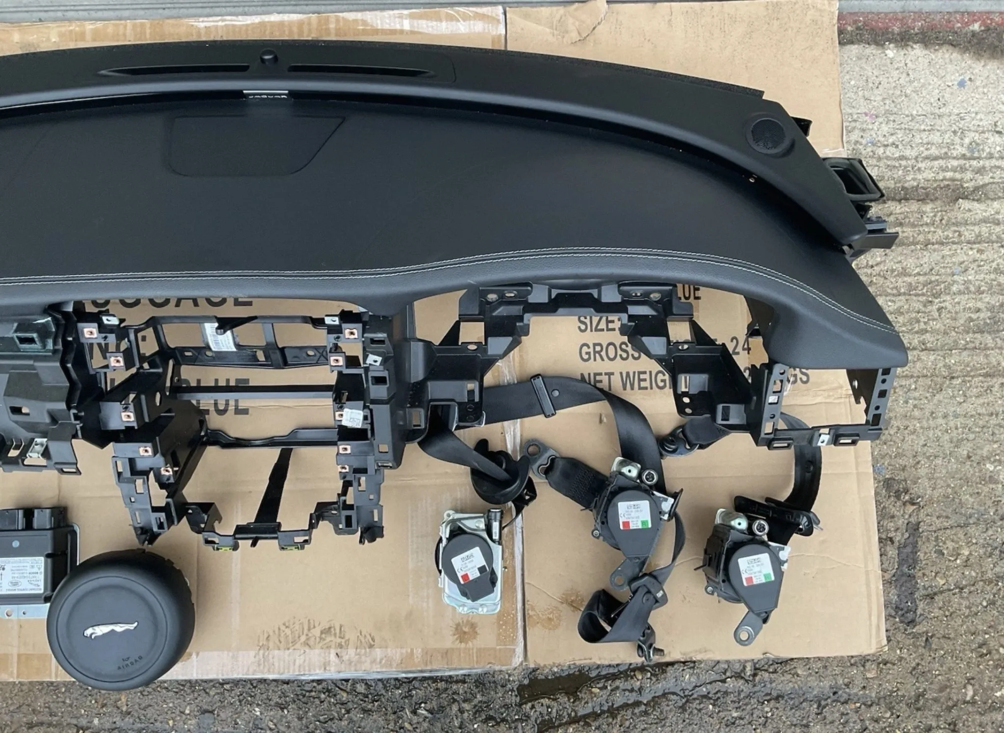 JAGUAR XF X260 AIRBAG KIT DASHBOARD SEAT BELTS AIRBAGS ECU - Image 4