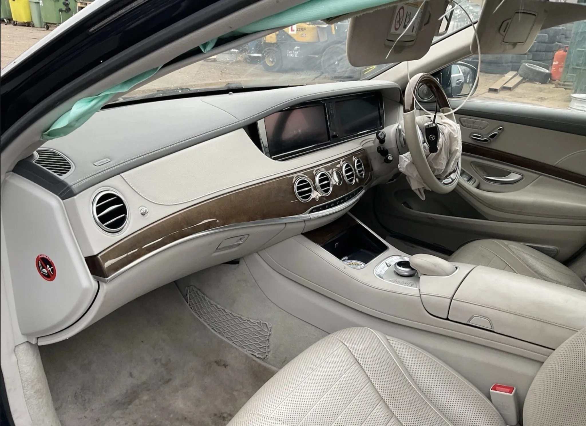 MERCEDES BENZ S-CLASS W222 AMG DASH / DASHBOARD WITH PASSENGER AIRBAG