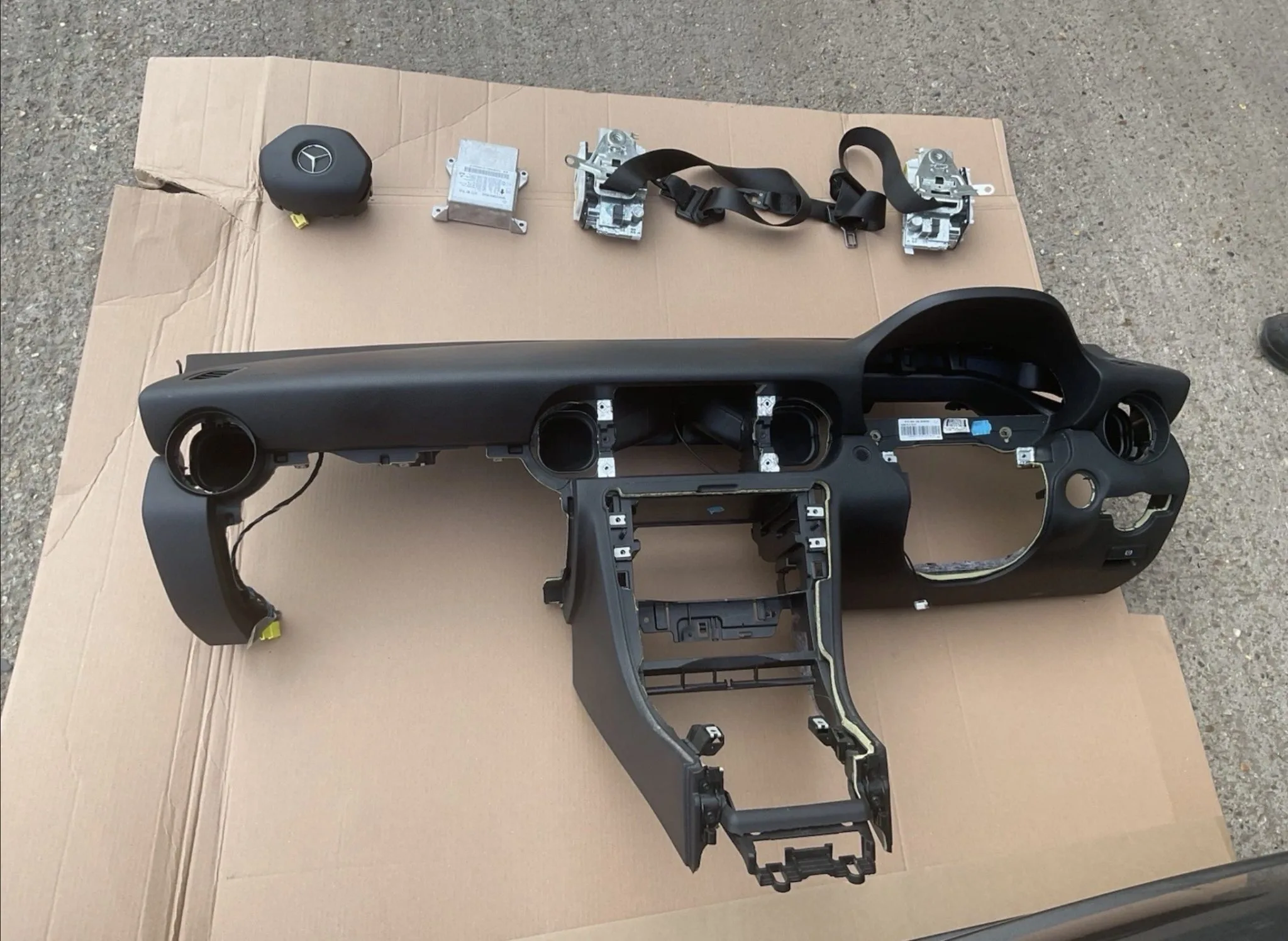MERCEDES BENZ SLK R172 AIRBAG KIT DASHBOARD SEAT BELTS AIRBAG ECU MODULE 2013 - Image 5