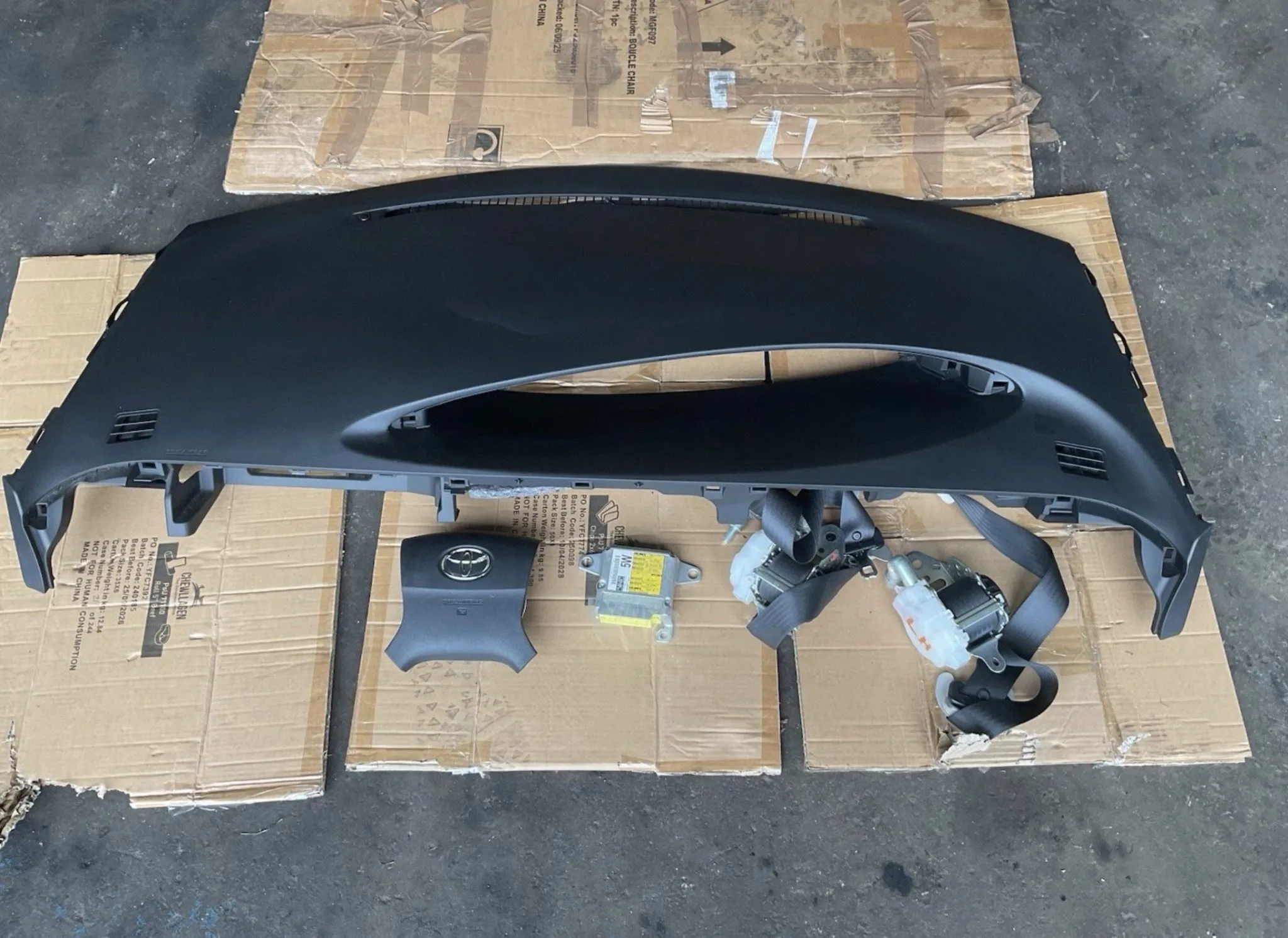 2007-2014 TOYOTA ESTIMA HYBRID 2.4 PETROL GENUINE AIRBAG KITS SET - Image 3