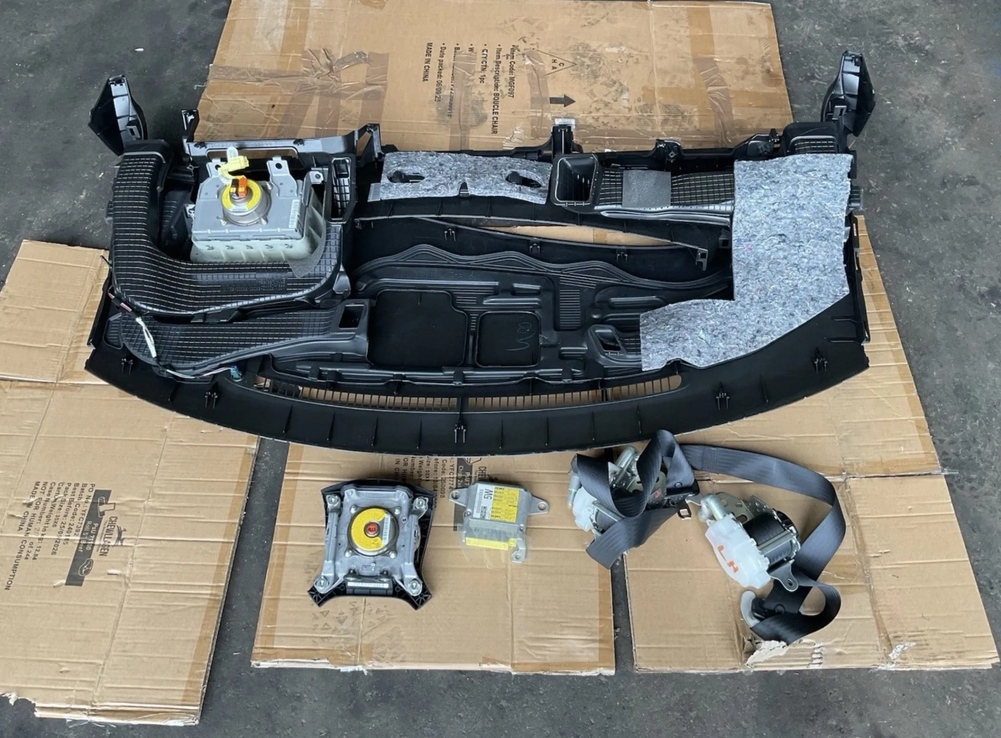 2007-2014 TOYOTA ESTIMA HYBRID 2.4 PETROL GENUINE AIRBAG KITS SET - Image 7