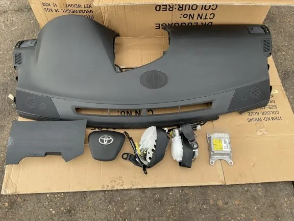 TOYOTA AVENSIS MK3 T27 2008-2014 COMPLETE AIRBAG KIT DRIVER/PASSENGER AIRBAGS