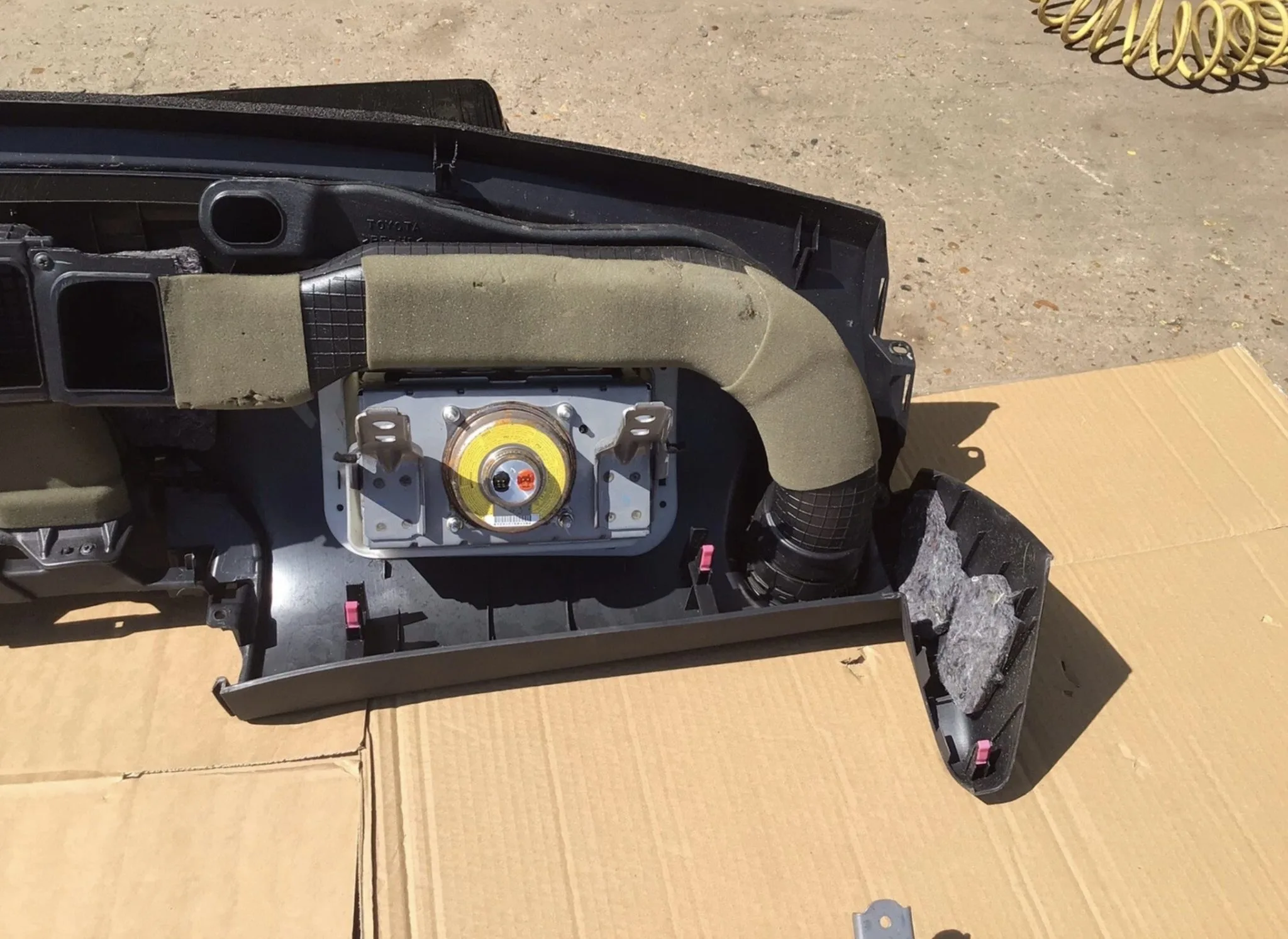 TOYOTA RAV4 AIRBAG KIT DASHBOARD SEAT BELTS STEERING AIRBAG & ECU MK3 XA30 2010 - Image 12