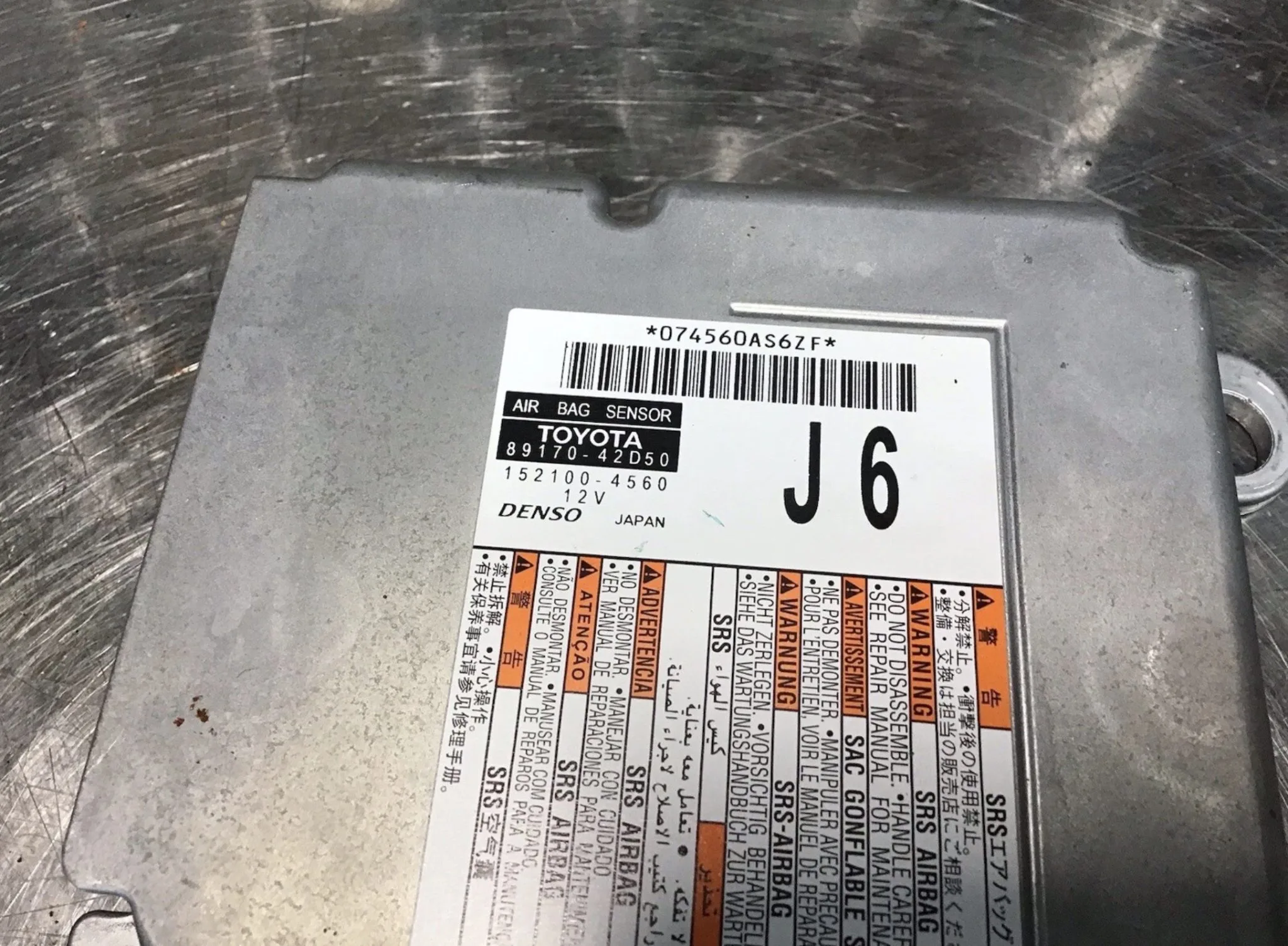 2021 TOYOTA RAV4 MK5 AX50 AIRBAG CONTROL MODULE 89170-42D50 - Image 3