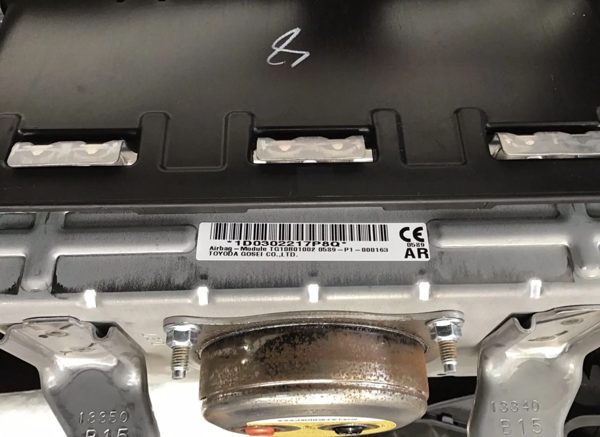 2017 LEXUS CT200h DASHBOARD WITH PASSENGER AIRBAG - Image 10