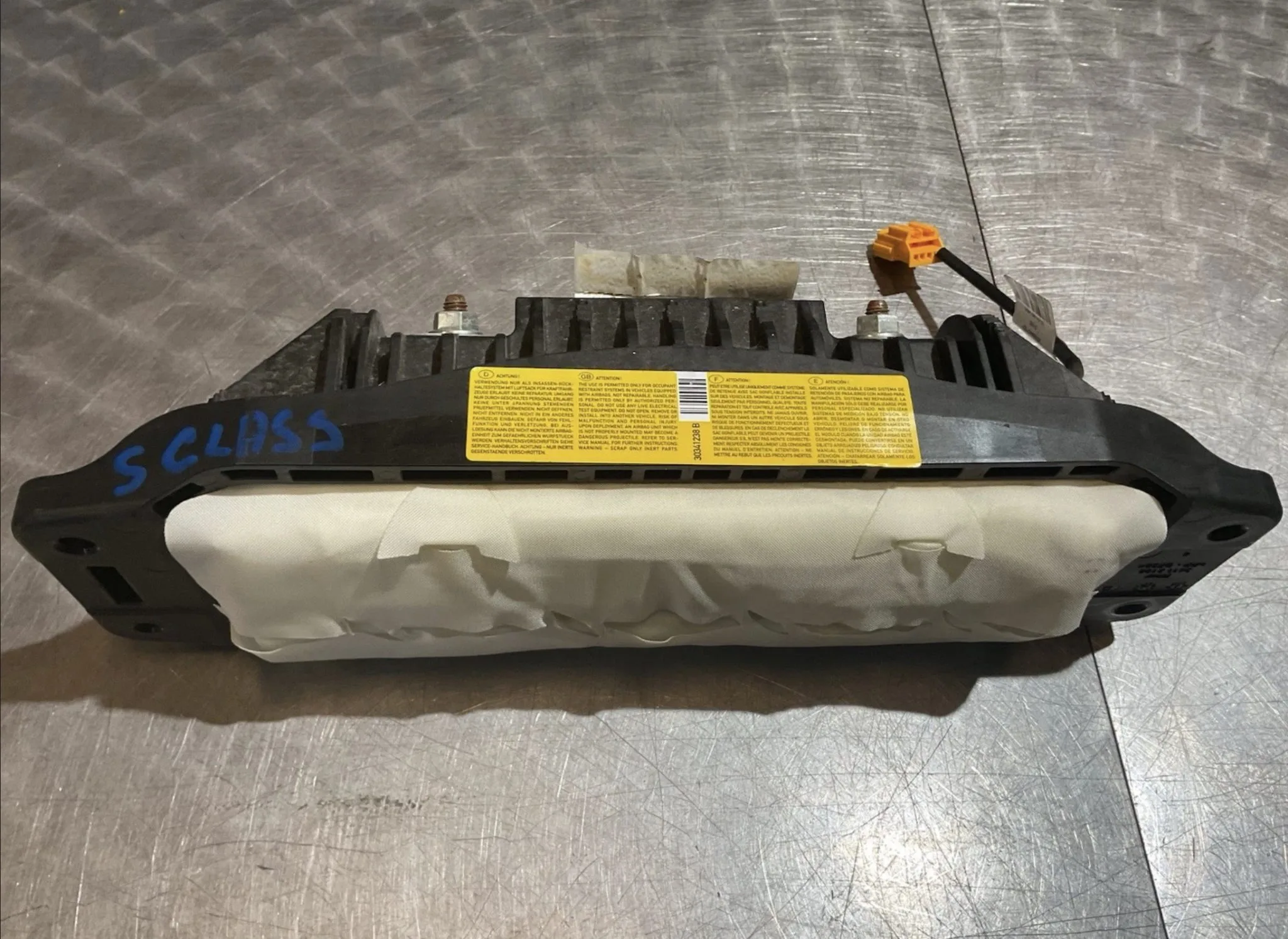 2019 MERCEDES S CLASS W222 DASHBOARD PASSENGER AIRBAG 2228603302 - Image 8